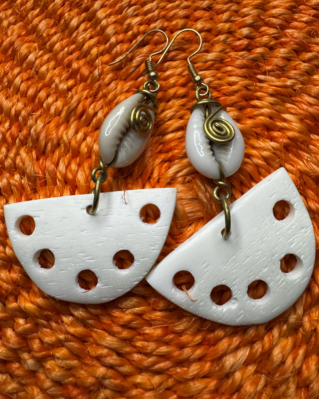 Half Moon Statement Earrings