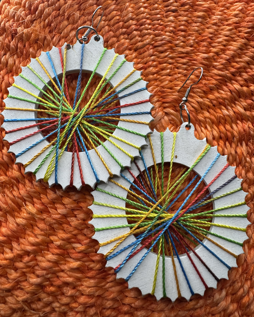 Sunburst Wrapped Earrings