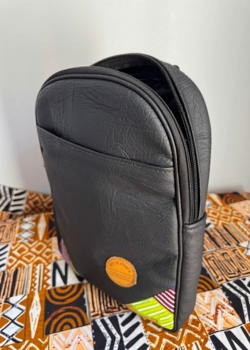 Fabric Fusion Crossbody Bag