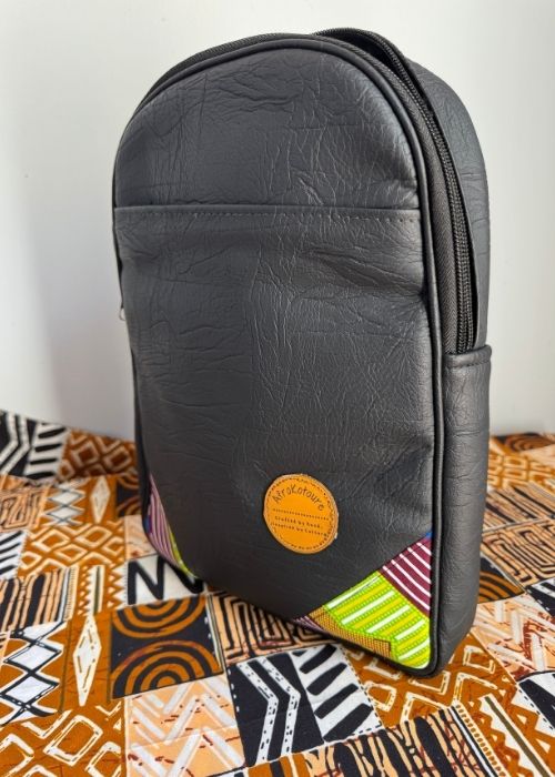 Fabric Fusion Crossbody Bag