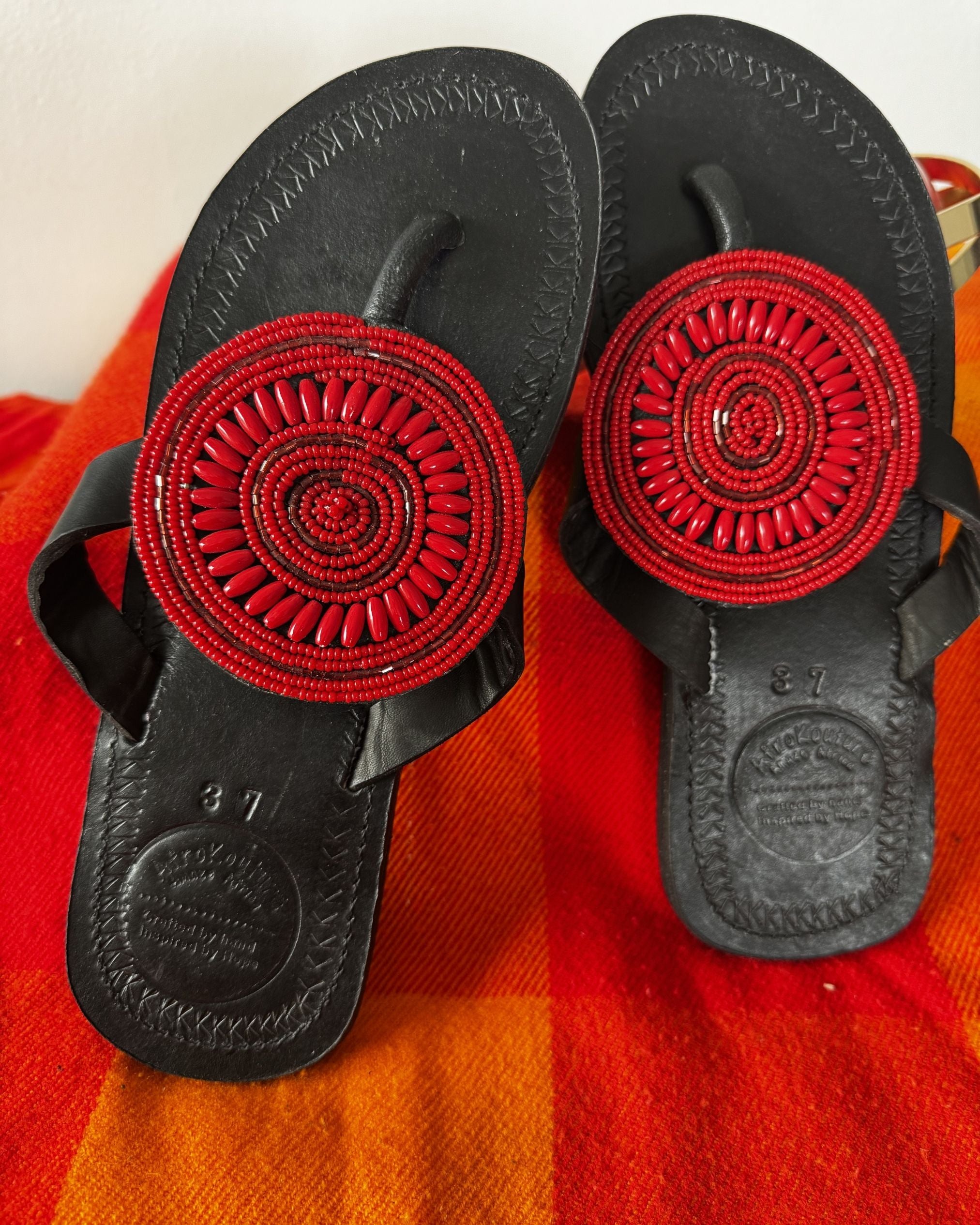 Handmade  Beaded Sandals