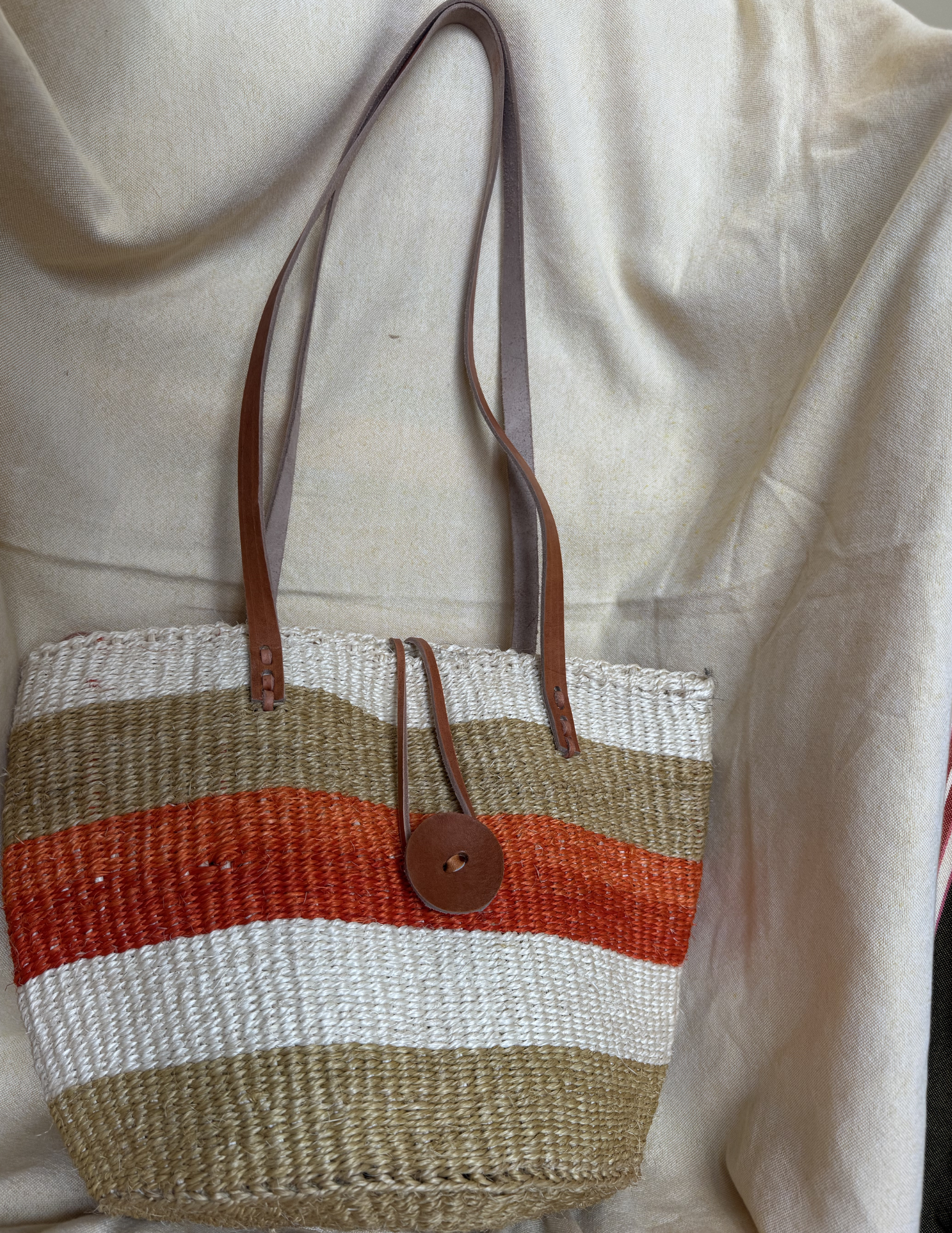 Nia Sisal Shoulder Tote
