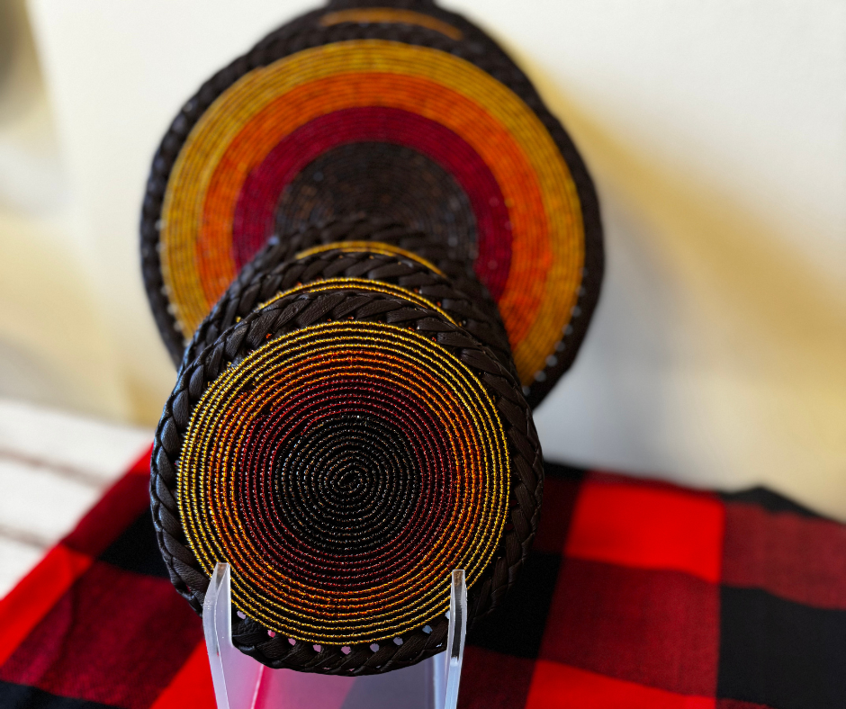 Beaded Coasters