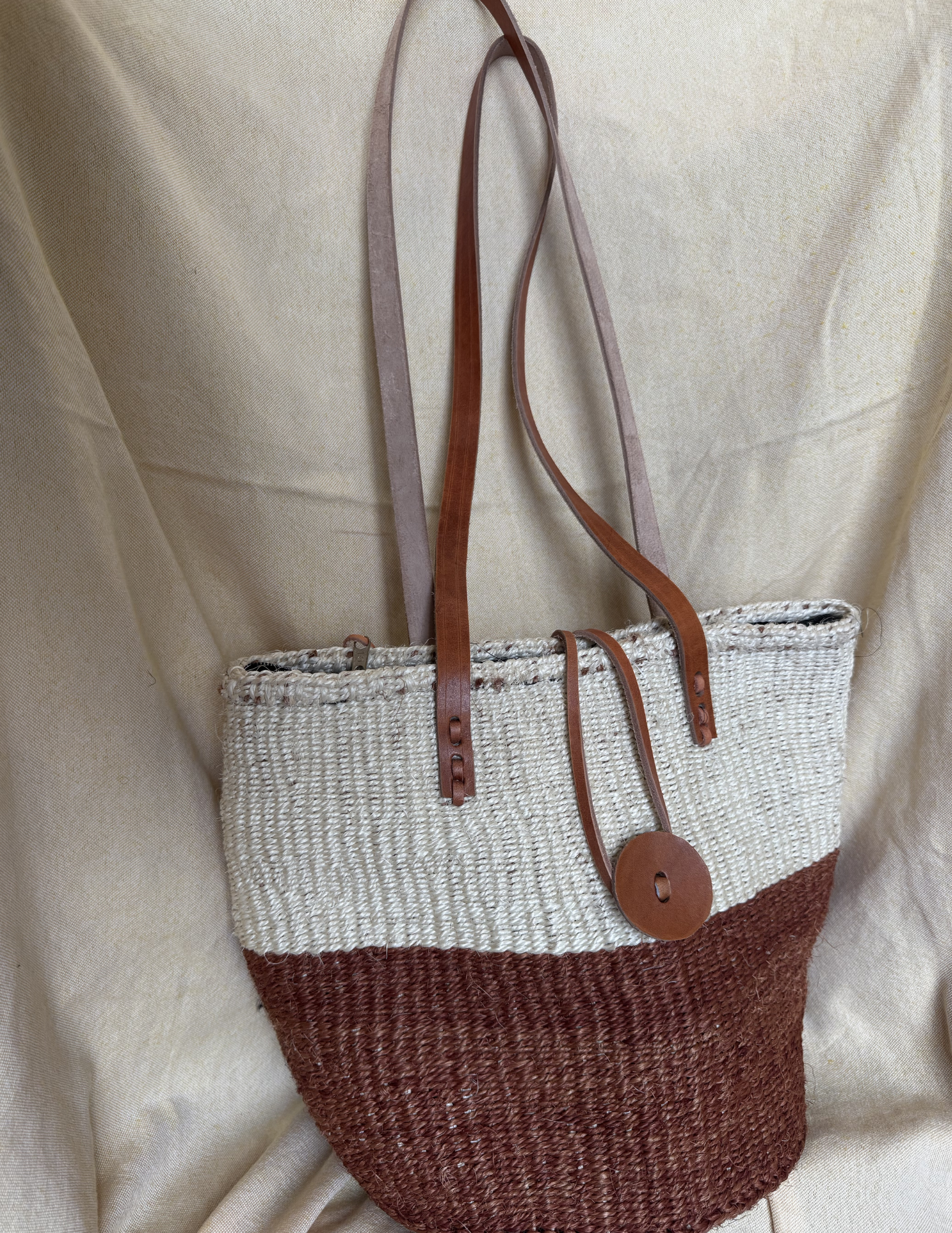 Nia Sisal Shoulder Tote