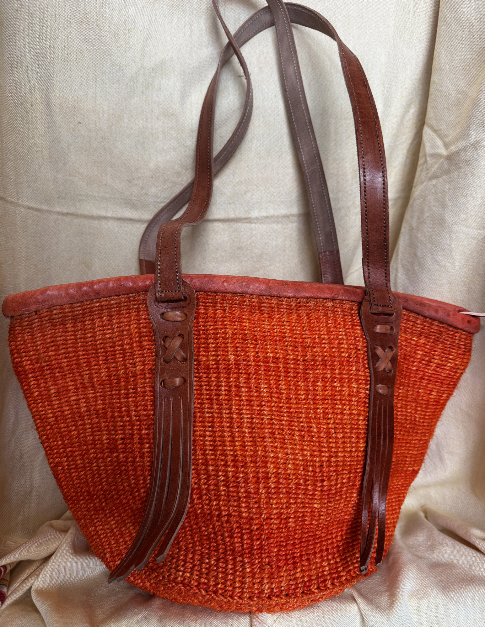 Nia Sisal Shoulder Tote