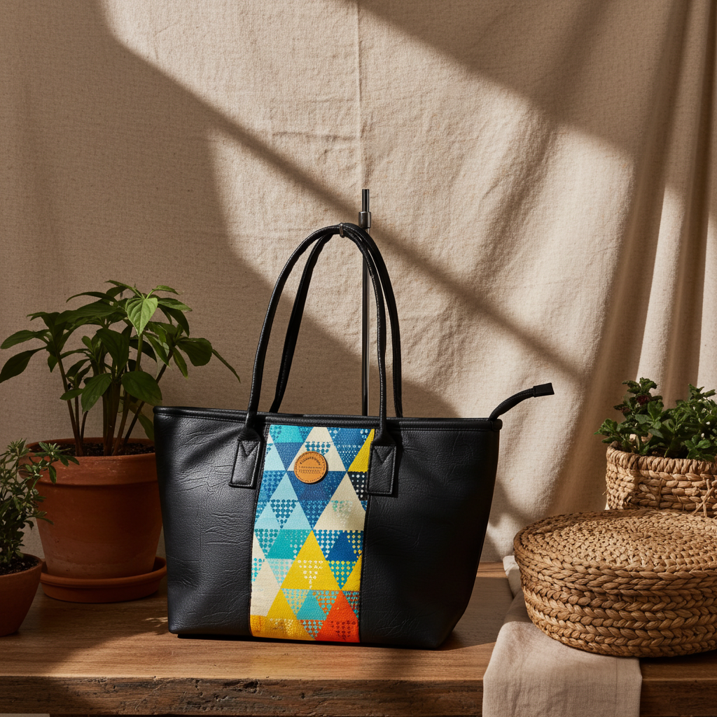 Ankara Accent Tote