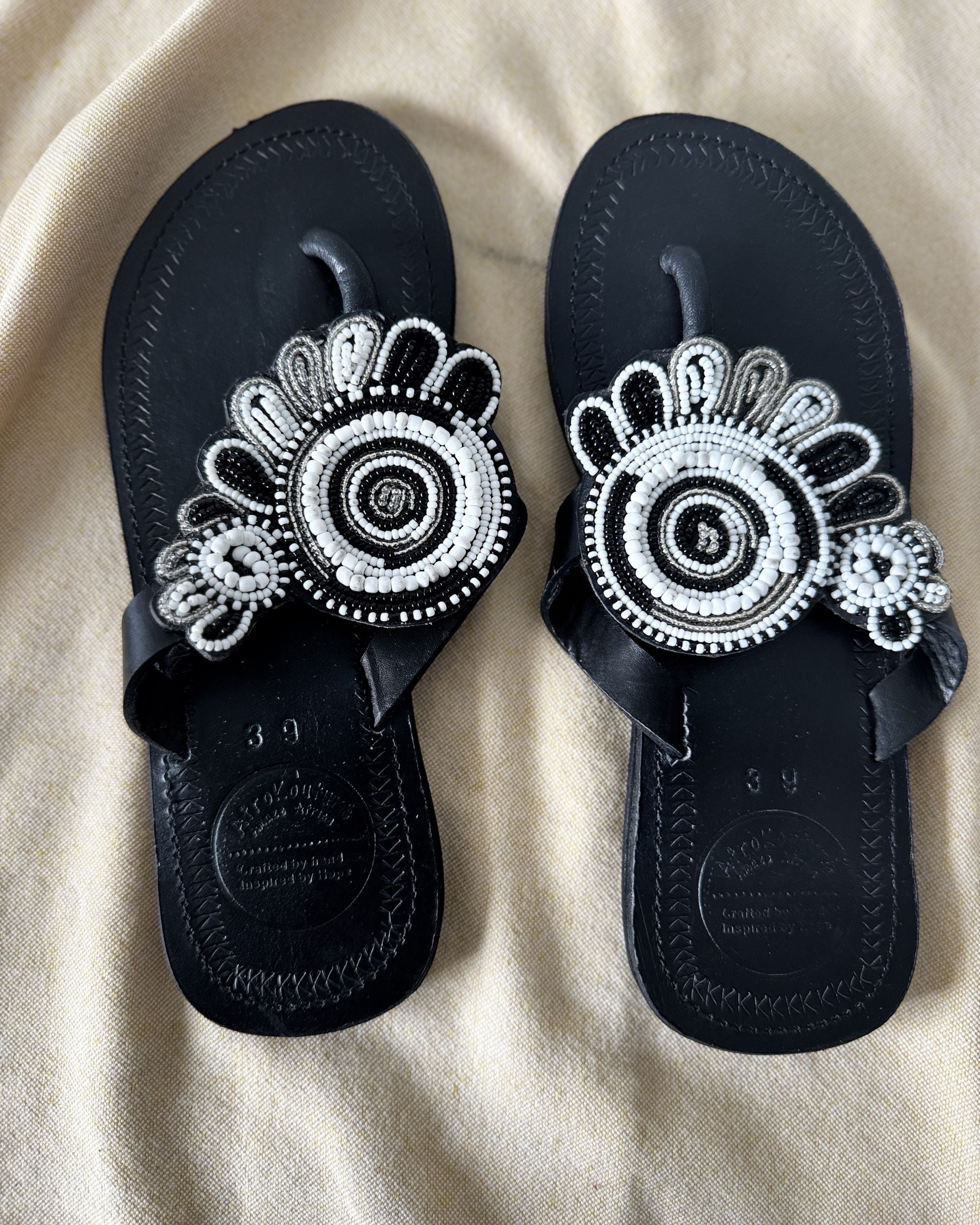 Handmade  Beaded Sandals