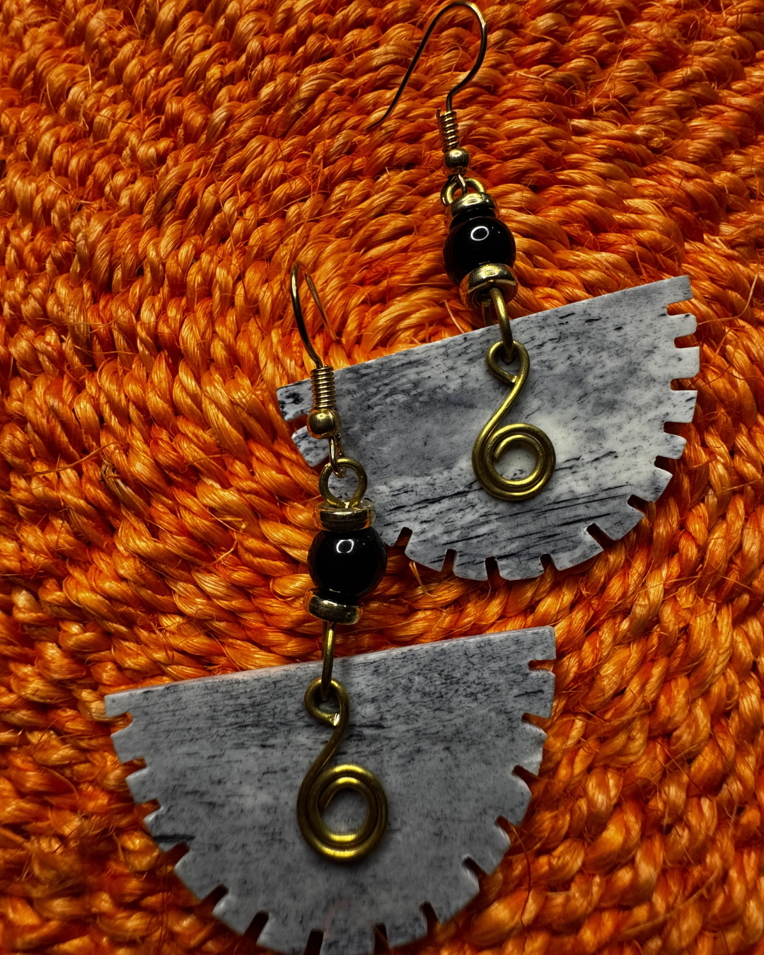 Half Moon Statement Earrings