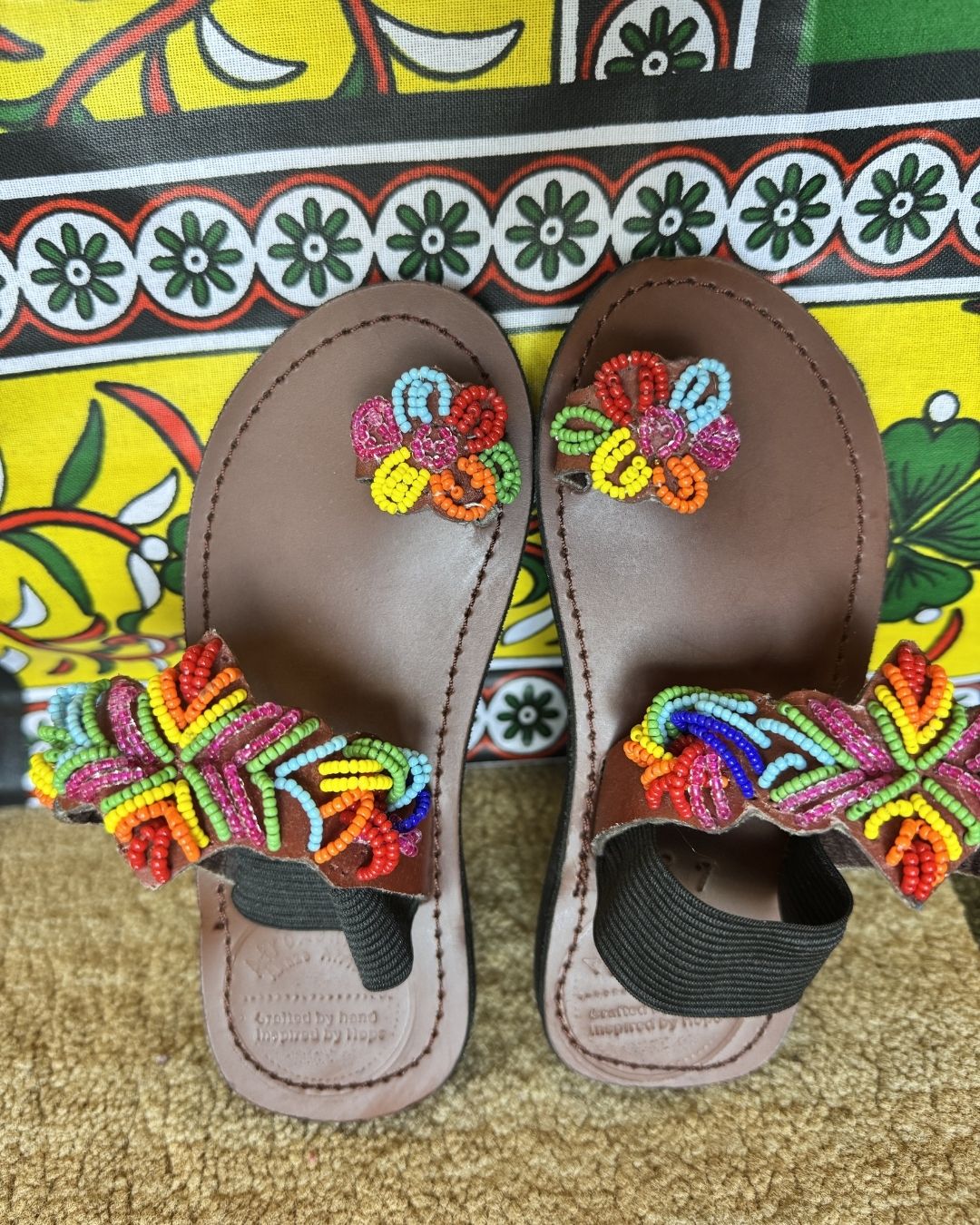 Kids Beaded Sandals
