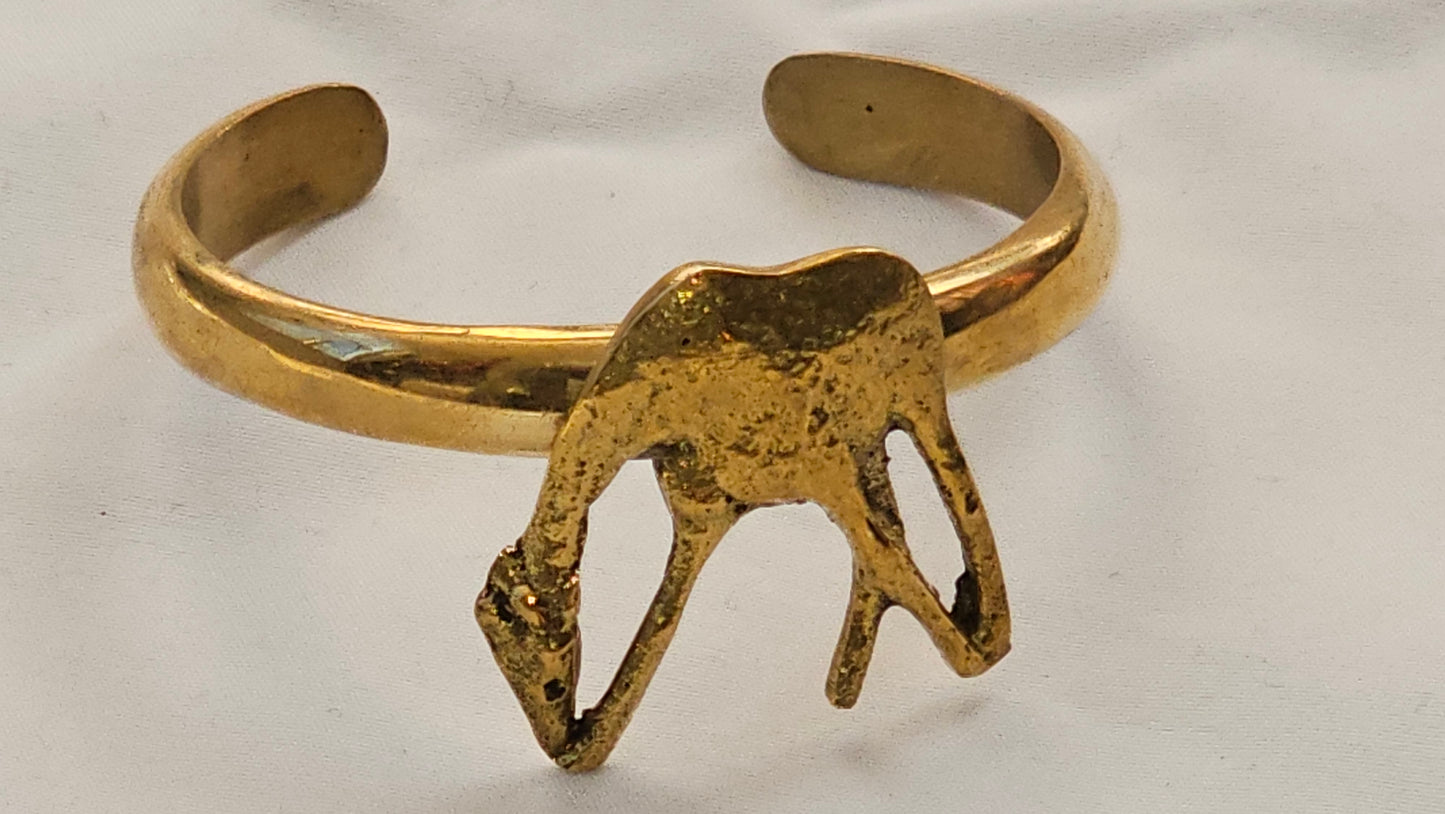 Golden Whim (Brass Bangle)