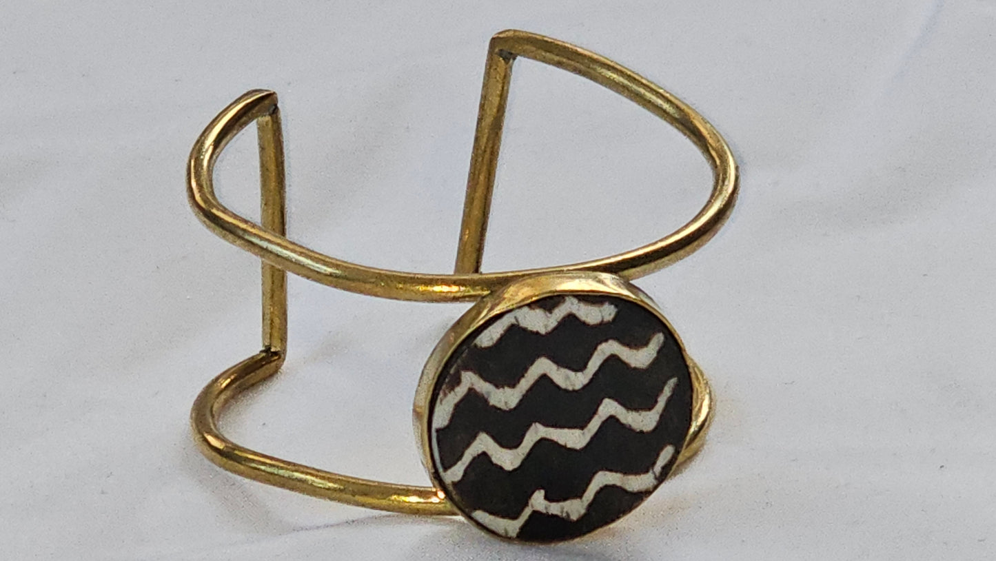 Golden Whim (Brass Bangle)