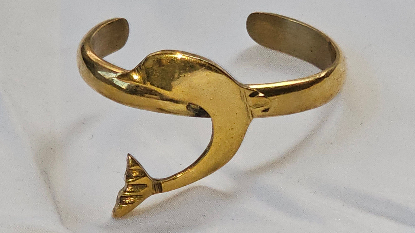 Golden Whim (Brass Bangle)