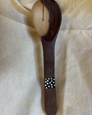 Hand-Carved Wooden Serving Spoon
