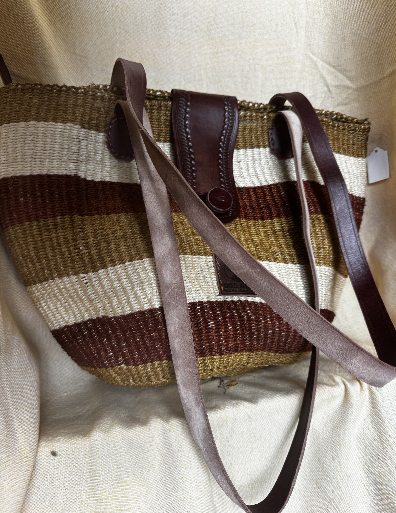 Nia Sisal Shoulder Tote