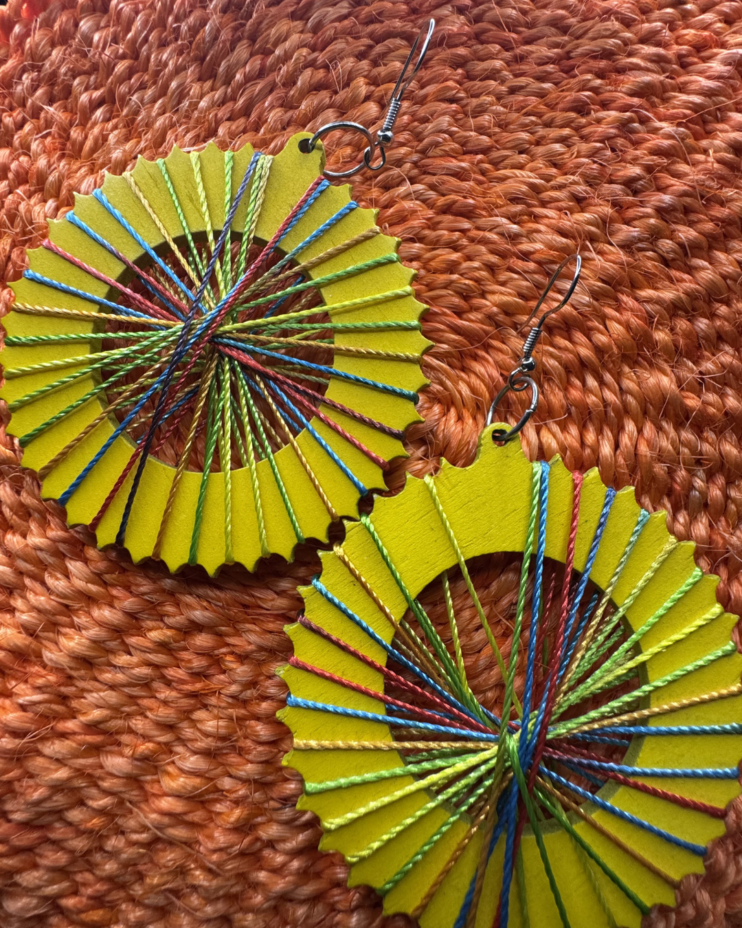 Sunburst Wrapped Earrings