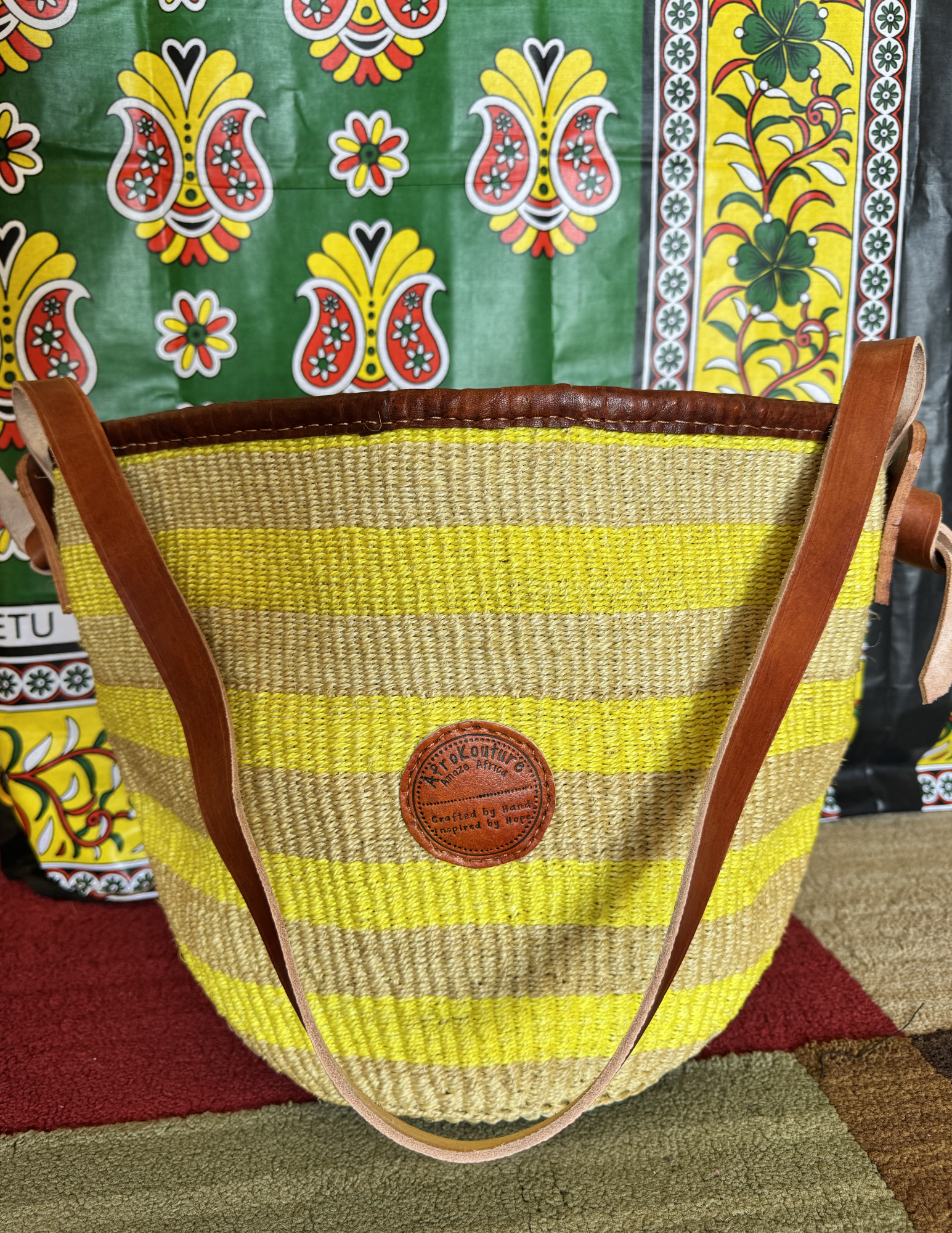 The Heritage Stripe Sisal Tote