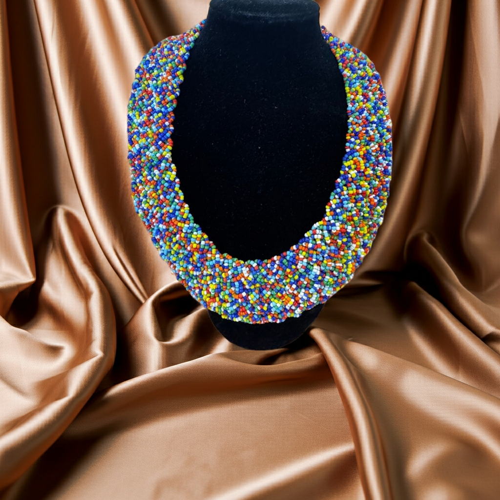 Beaded Statement Necklace