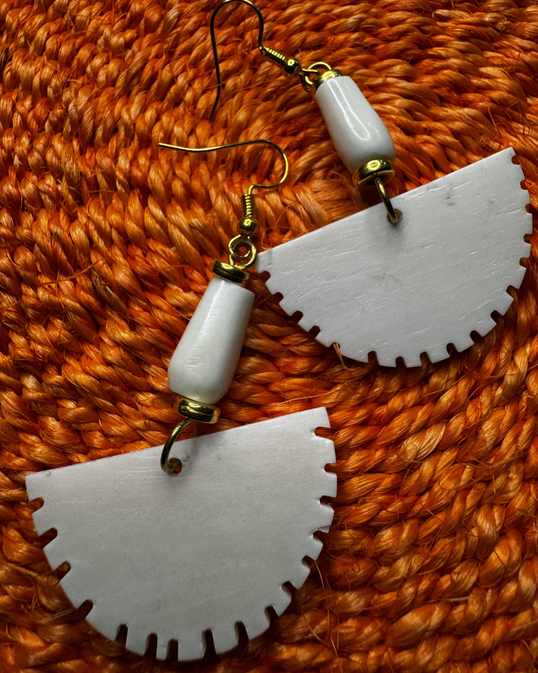 Half Moon Statement Earrings