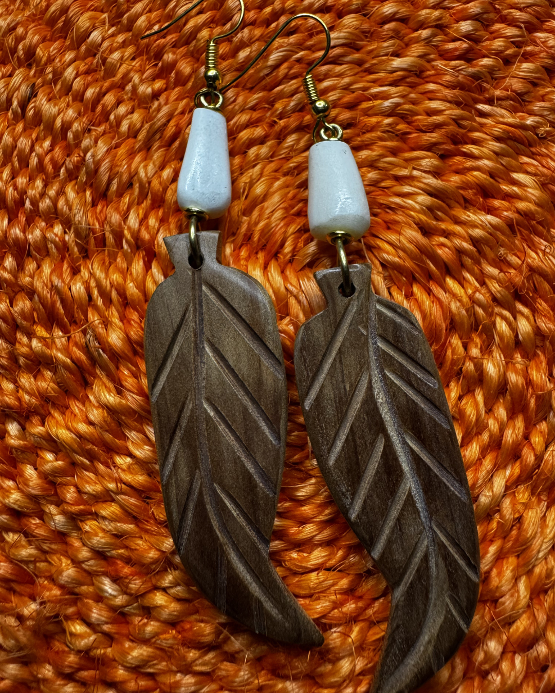 Botanical Leaf Drop Earrings