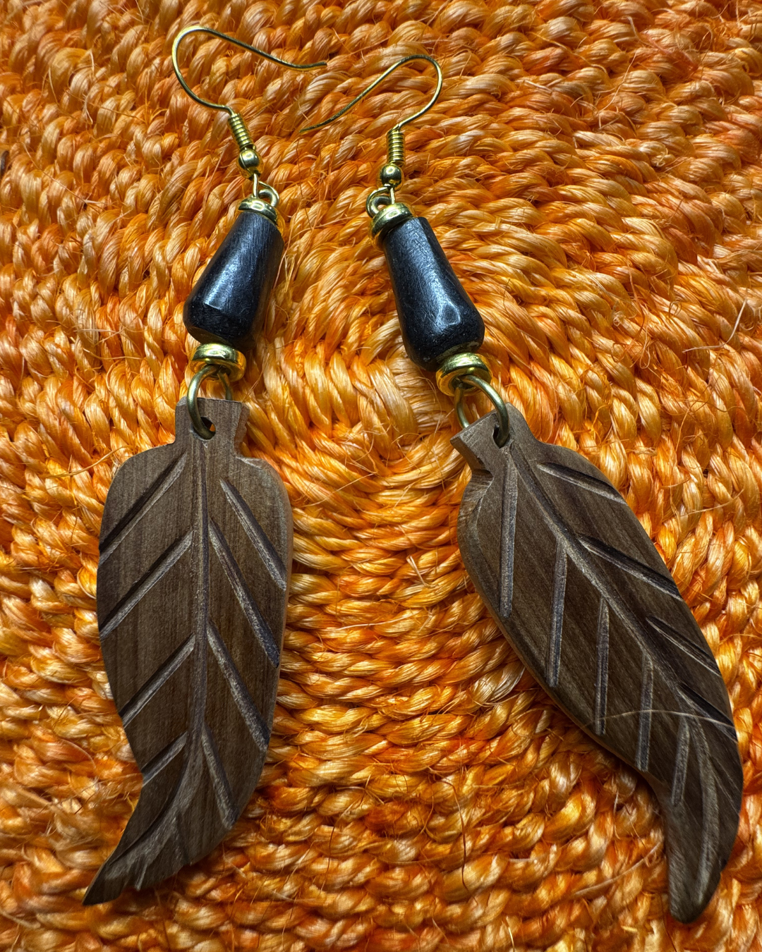 Botanical Leaf Drop Earrings