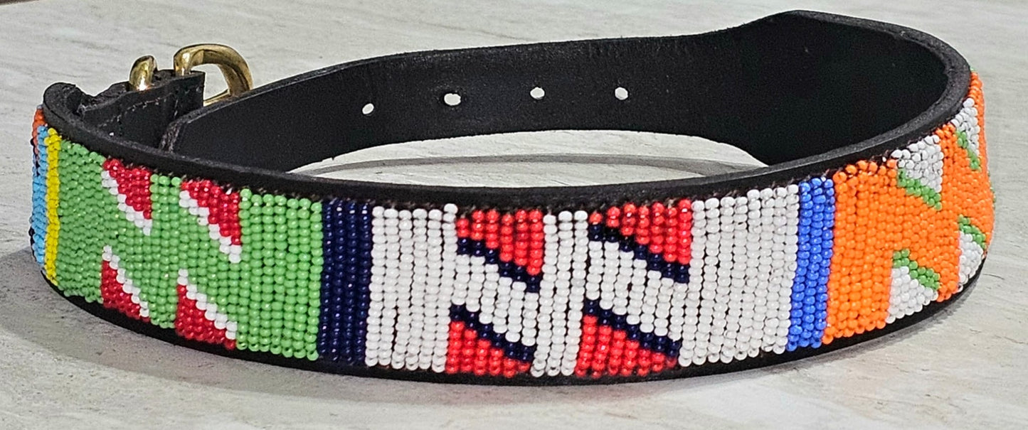 Beaded Dog Collar (Large Breeds)