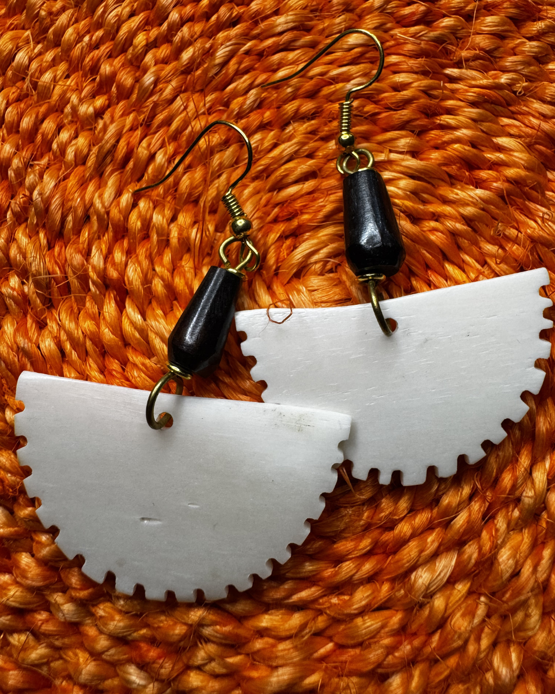 Half Moon Statement Earrings