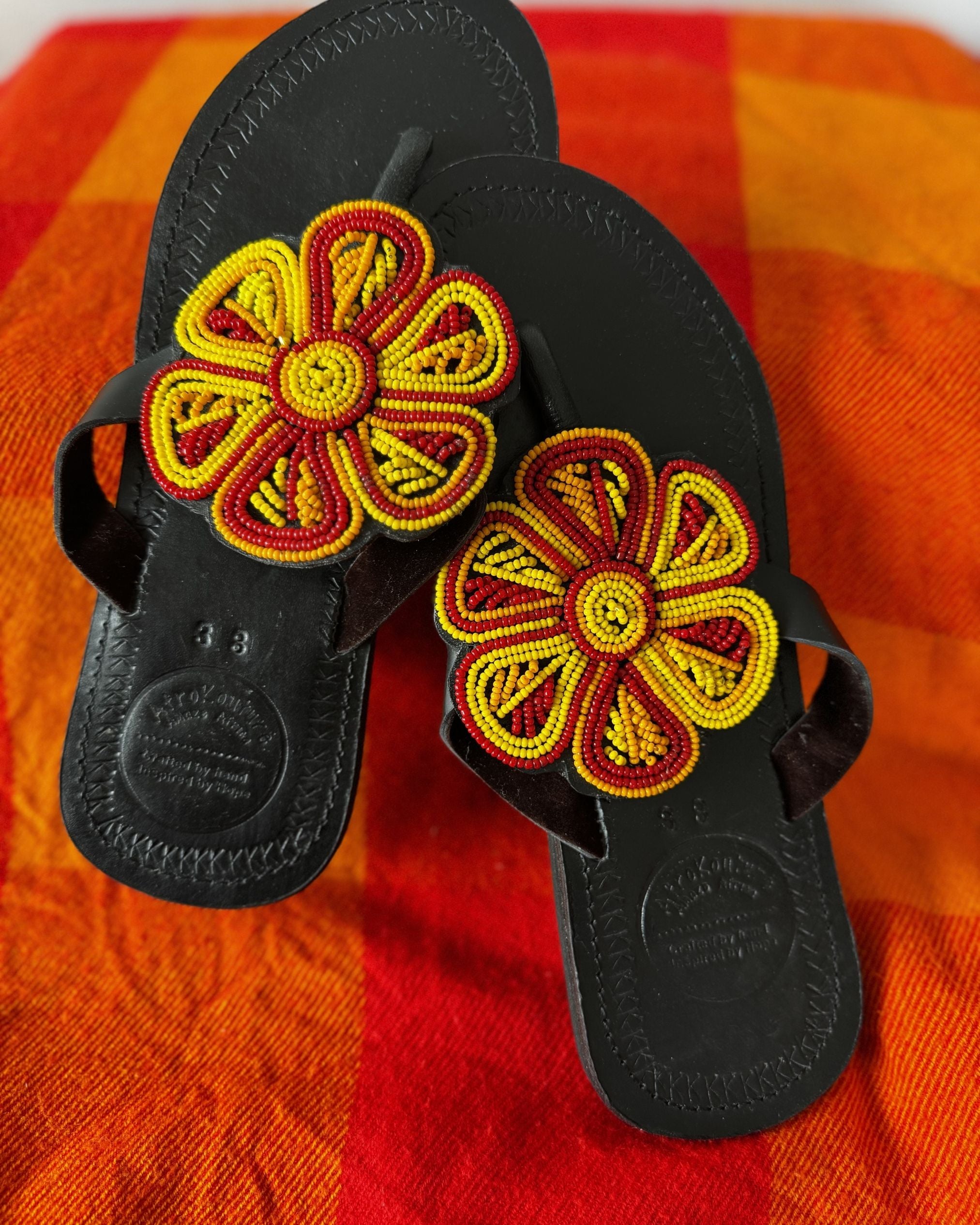 Handmade  Beaded Sandals