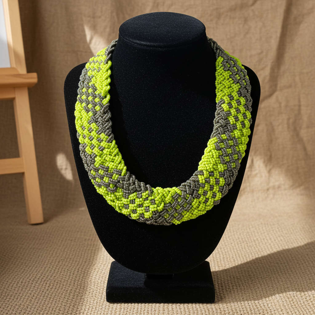 Beaded Statement Necklace