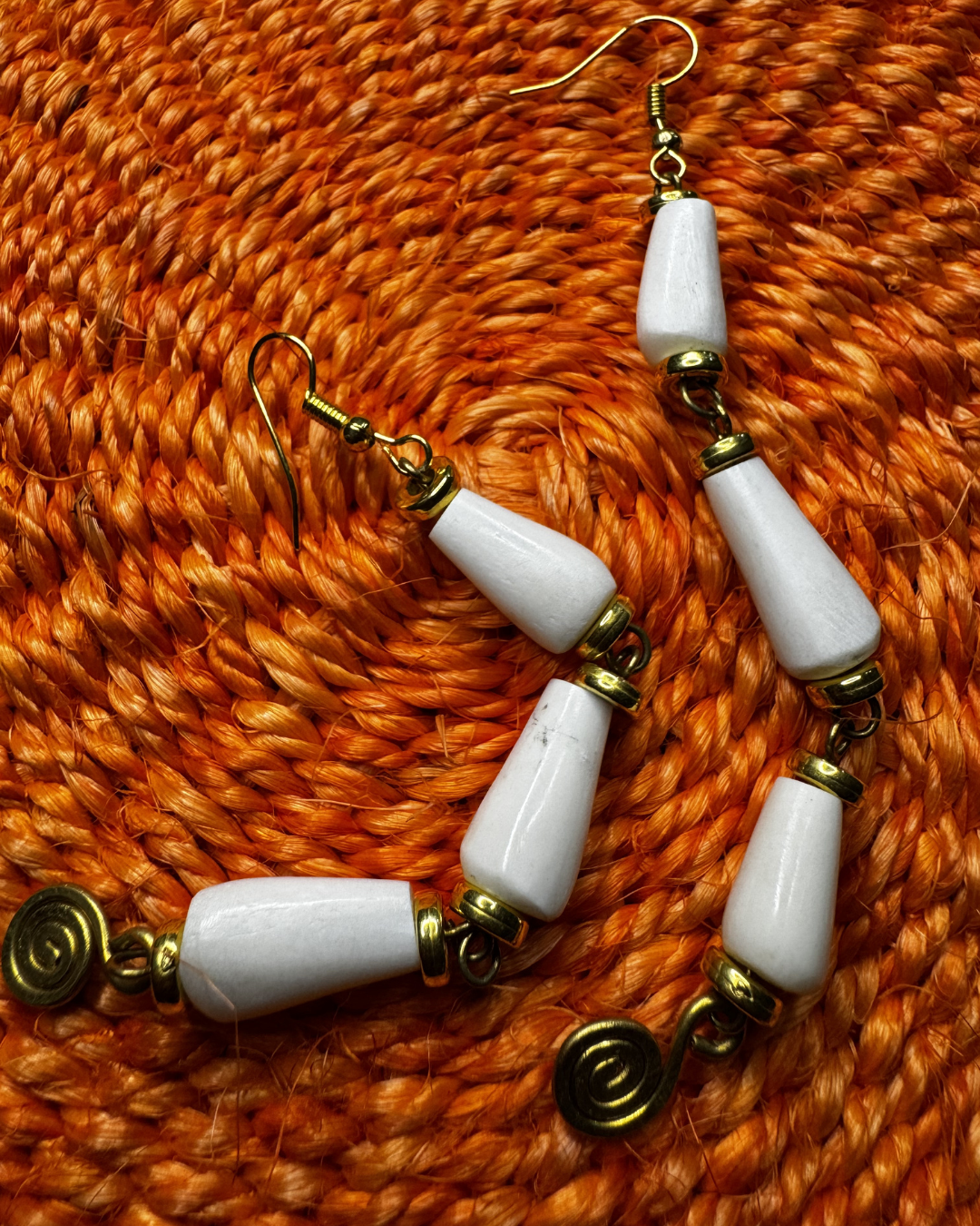 Ivory Cascade Earrings