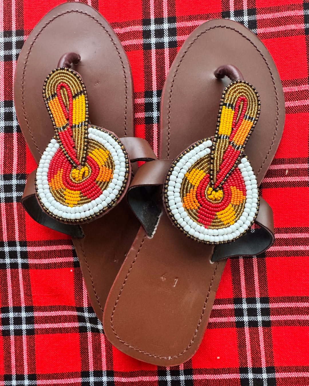 Handmade  Beaded Sandals