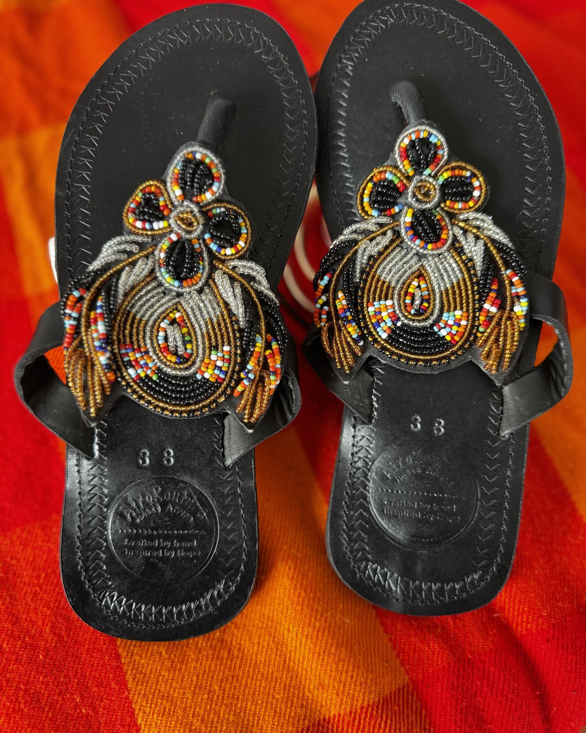 Handmade  Beaded Sandals