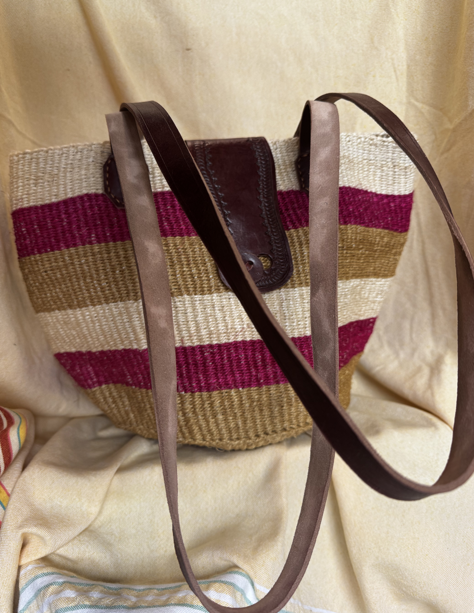 Nia Sisal Shoulder Tote