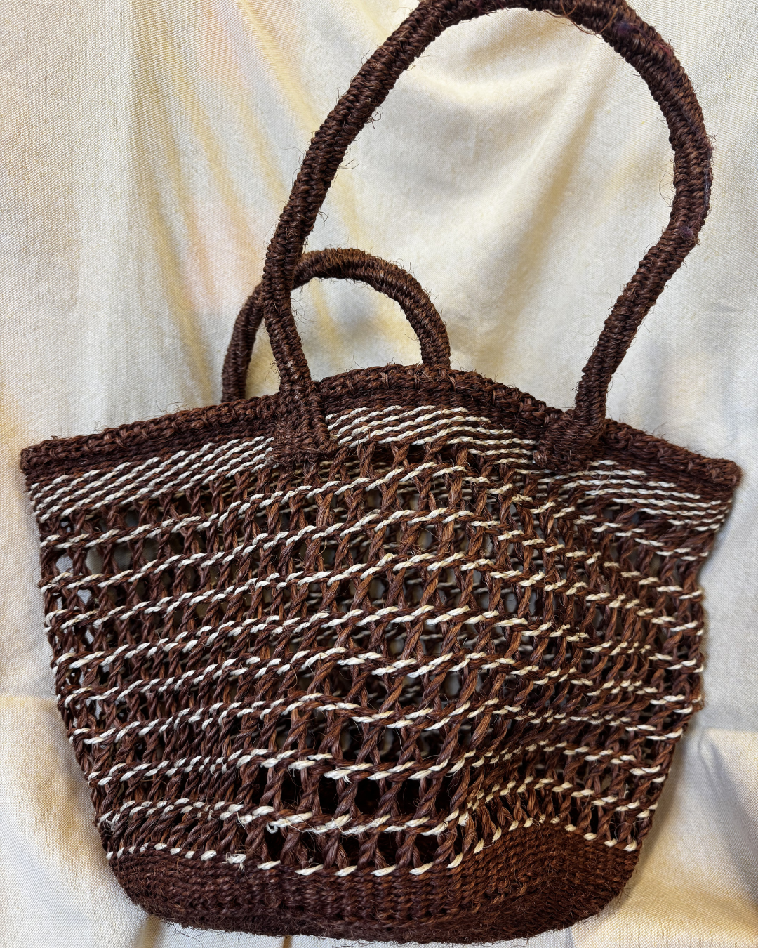 Sisal Mesh Market Basket 12"