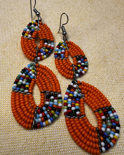 Beaded Heirloom Earrings