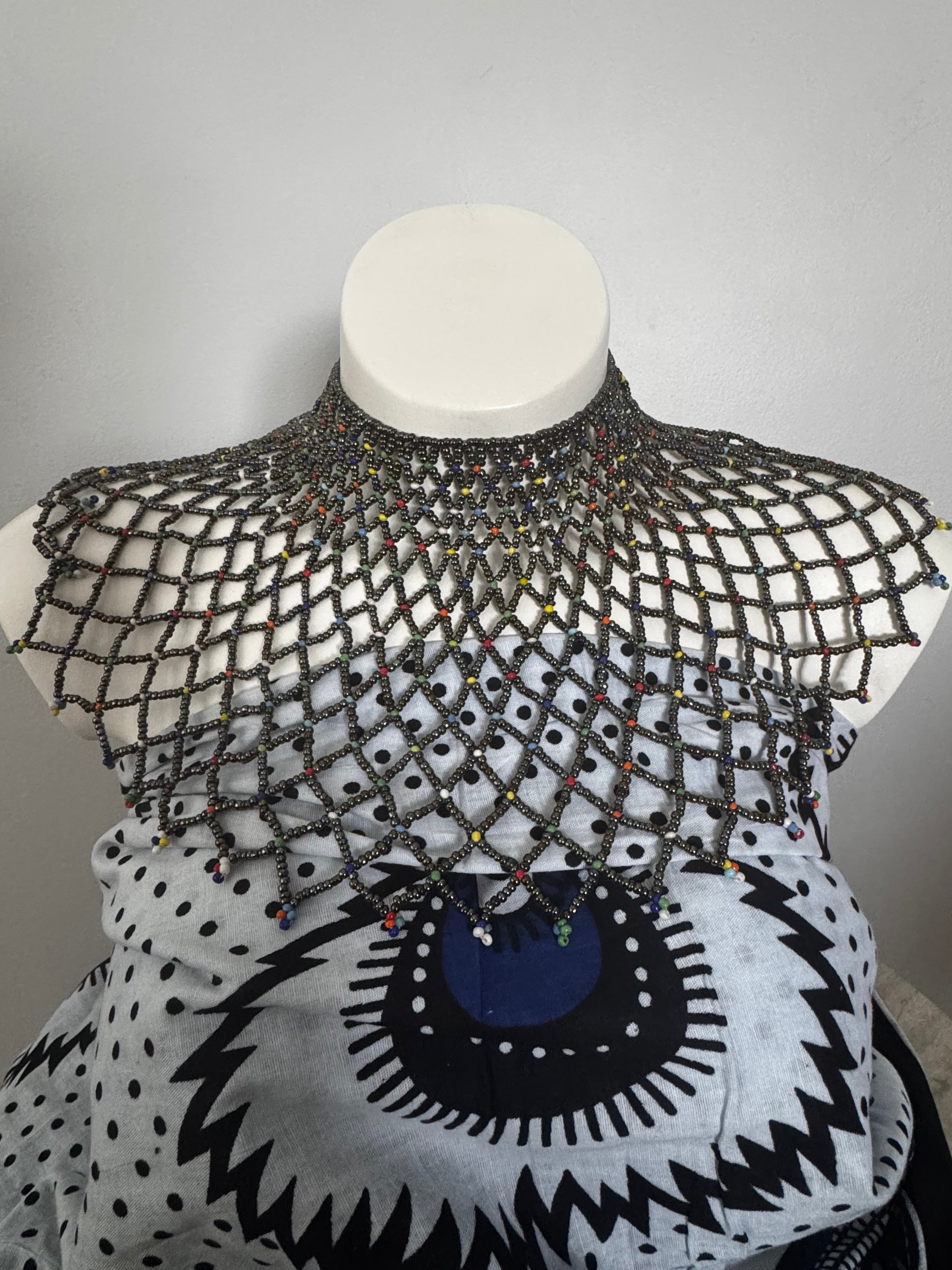 Beaded Bib Necklace