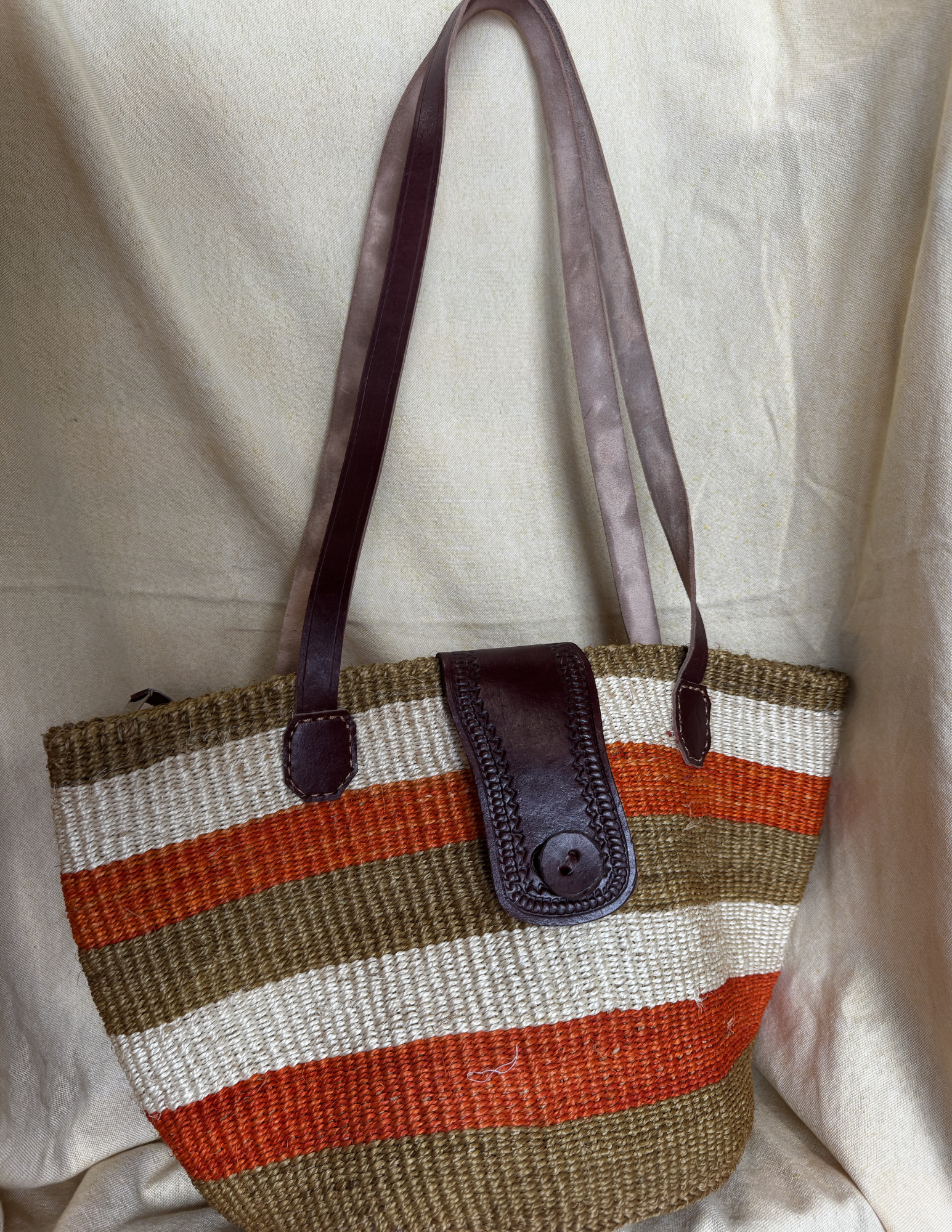 Nia Sisal Shoulder Tote