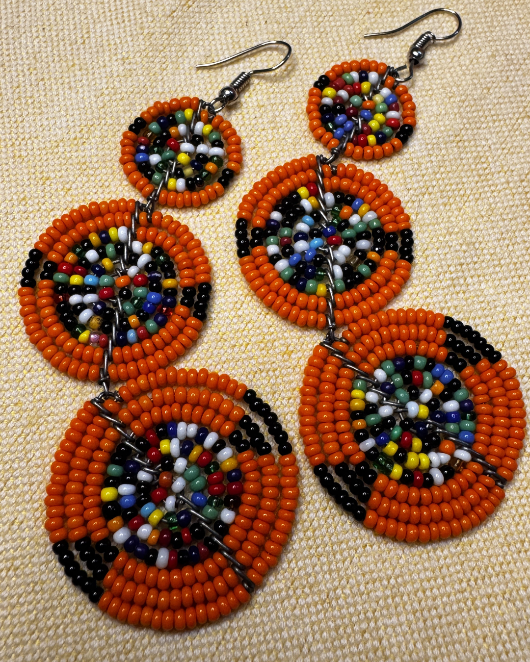 Beaded Heirloom Earrings