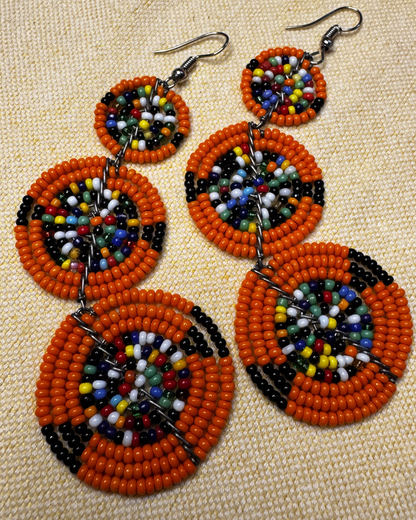 Beaded Heirloom Earrings