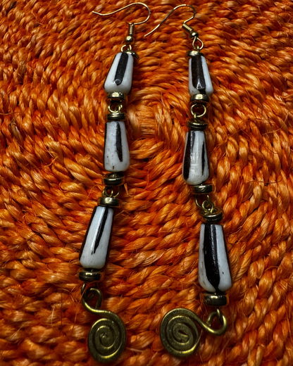 Ivory Cascade Earrings