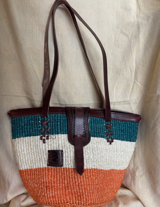 Nia Sisal Shoulder Tote