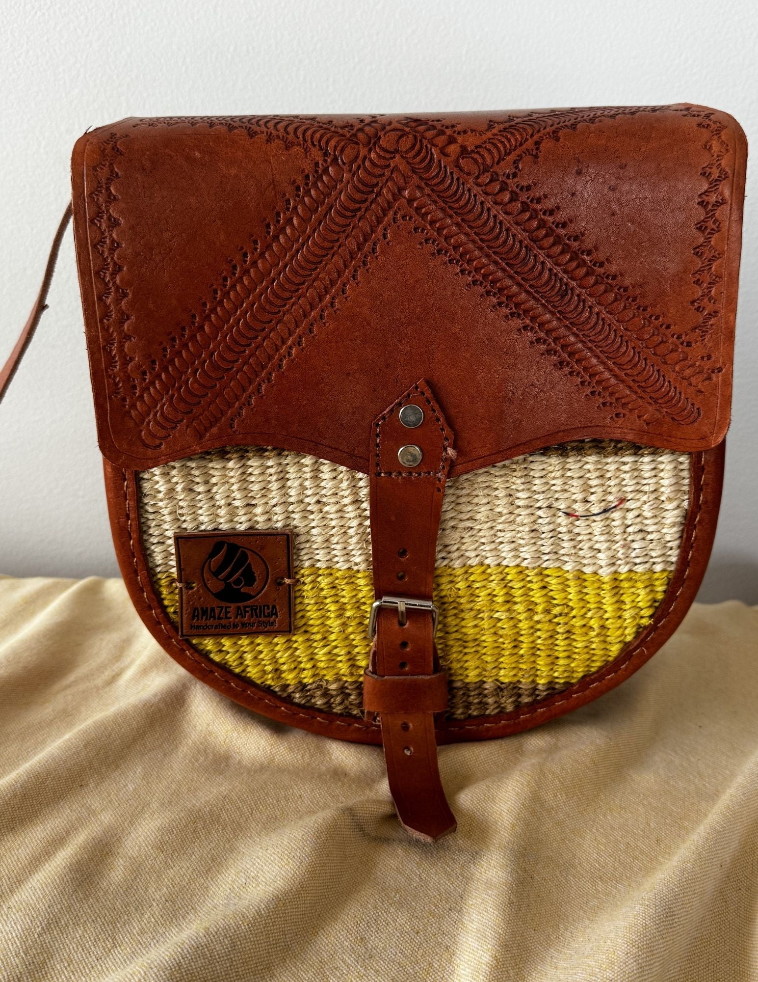The Amani Saddle Crossbody
