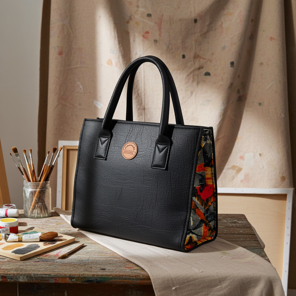 Ankara Accent Tote