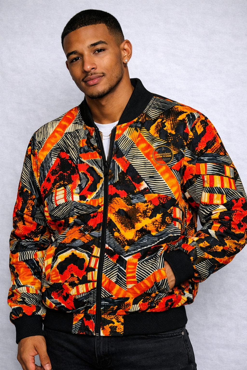 Fleece-Lined Bomber Jacket