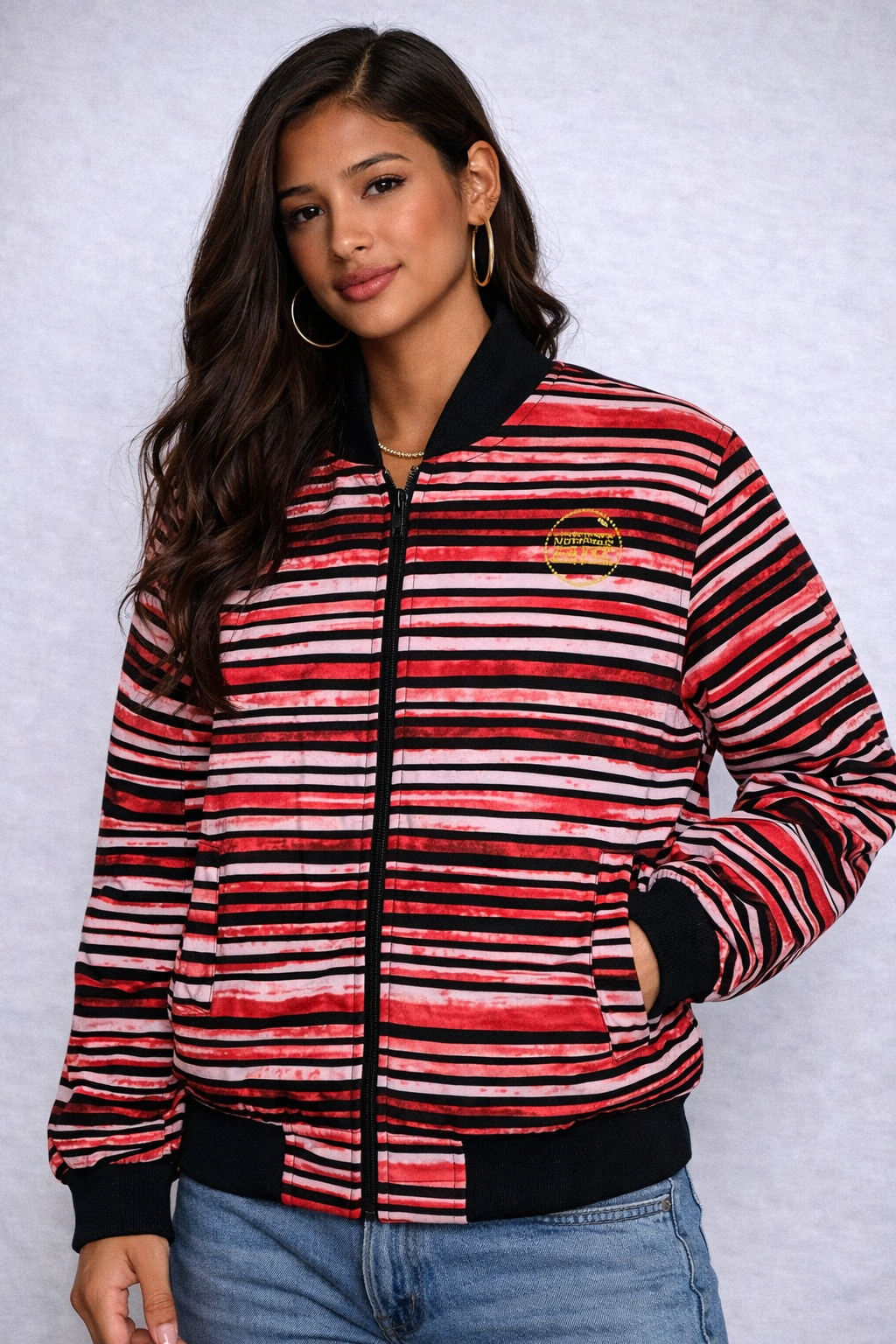 Fleece-Lined Bomber Jacket