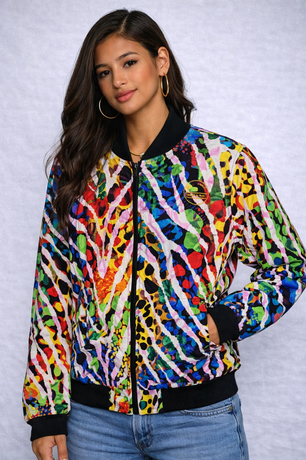 Fleece-Lined Bomber Jacket