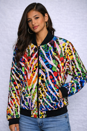 Fleece-Lined Bomber Jacket