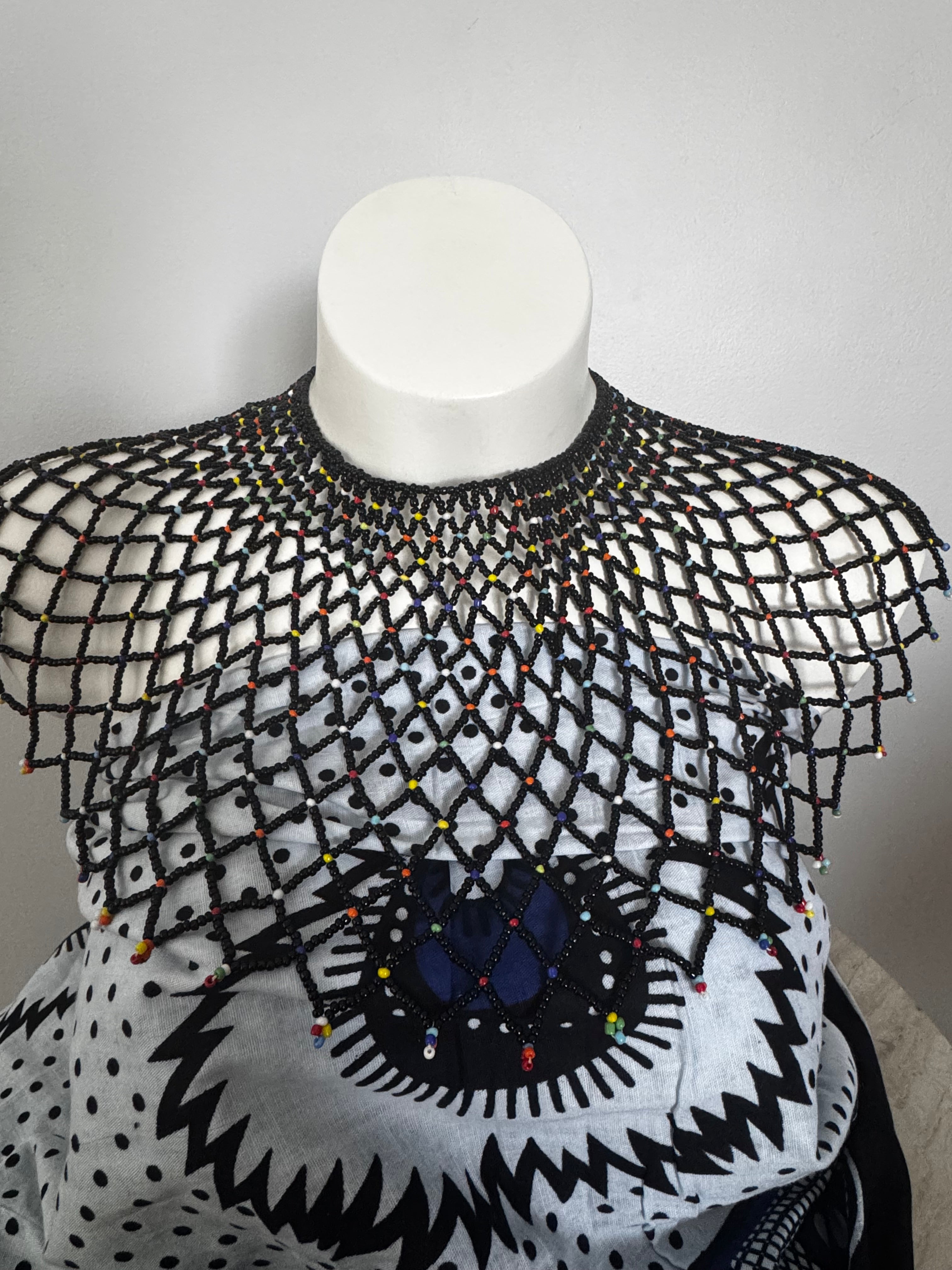 Beaded Bib Necklace