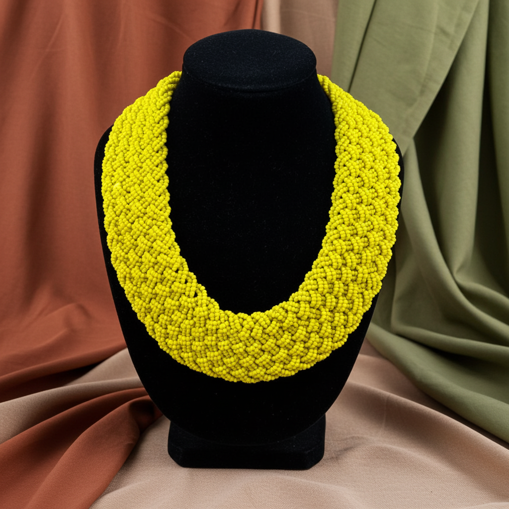 Beaded Statement Necklace