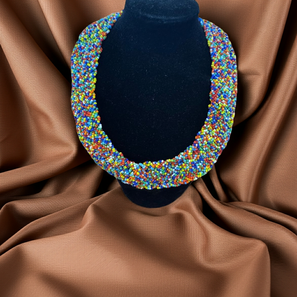 Beaded Statement Necklace