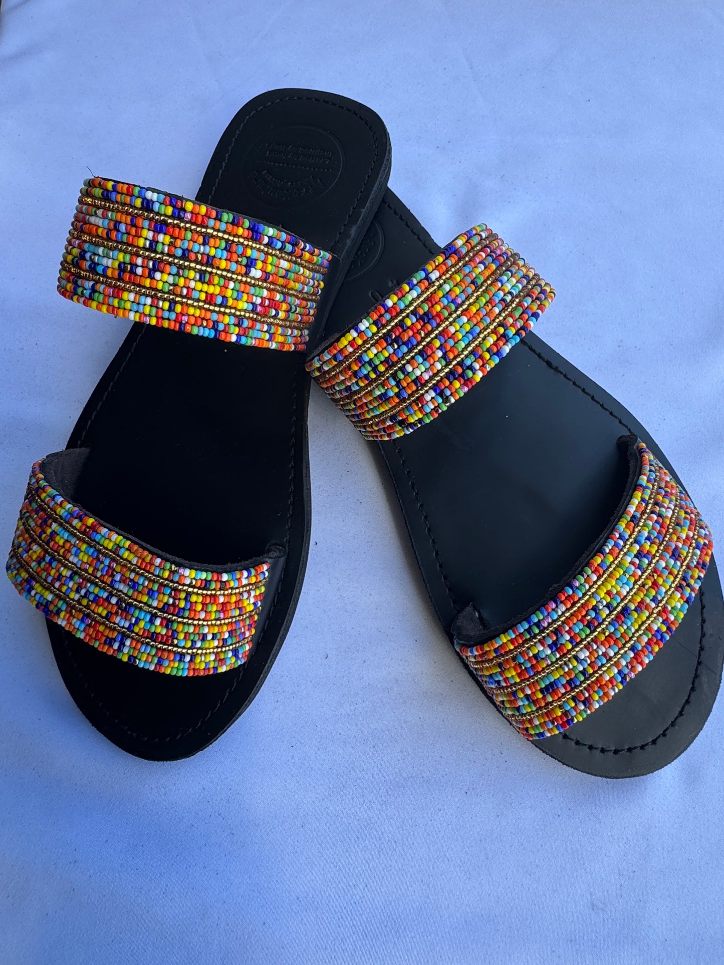 Ayana (US 9-9.5), Style 14 - Rainbow Double-Band